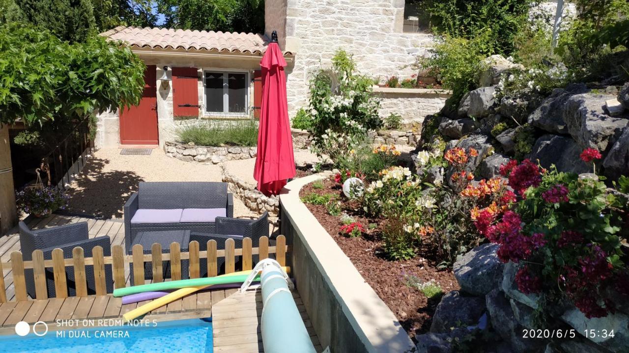 L'Establoun Apartment Saint-Martin-de-Brômes Exterior foto