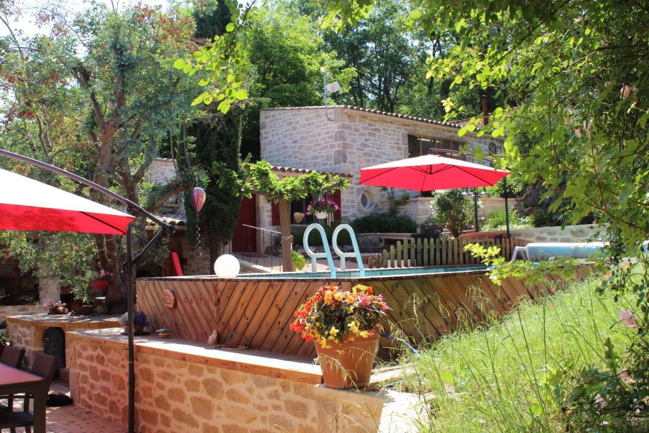 L'Establoun Apartment Saint-Martin-de-Brômes Exterior foto